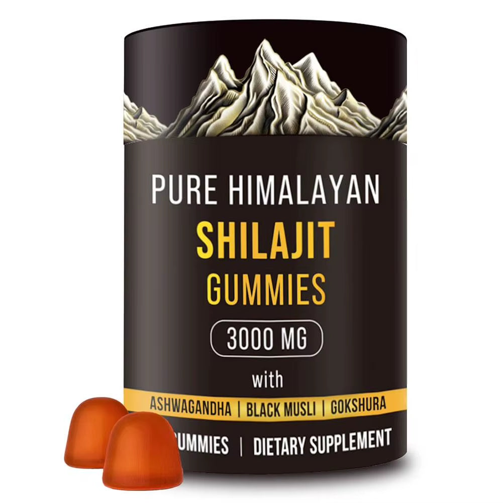 Pure Himalayan Gummies Extract Natural Immune Booster Rich in Nutrients Vitamins Enhanced Beauty anti Aging Health Supplement