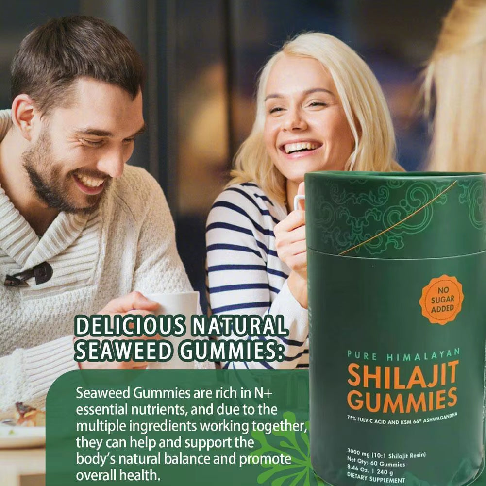 Pure Himalayan Gummies Extract Natural Immune Booster Rich in Nutrients Vitamins Enhanced Beauty anti Aging Health Supplement